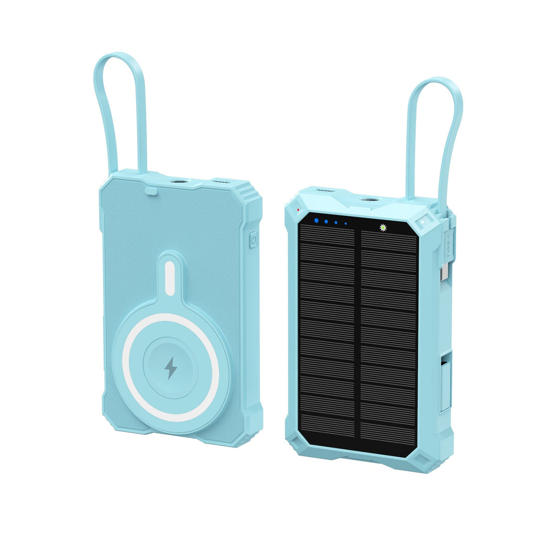 Power Bank Portabil cu Încărcare Solară și Wireless pentru Bărbați și Femei 6