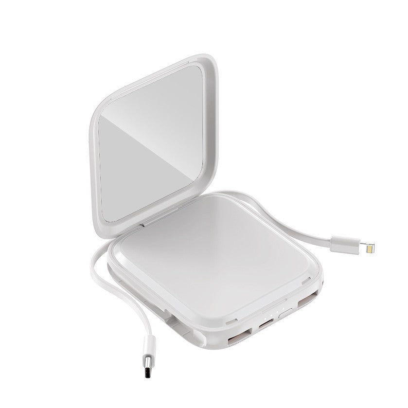 Power Bank Portabil cu Oglindă Integrată pentru Femei 1