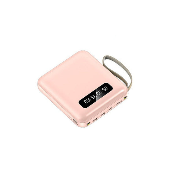 Powerbank Compact cu Cabluri Integrate pentru Bărbați și Femei 1