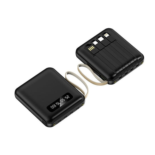 Powerbank Compact cu Cabluri Integrate pentru Bărbați și Femei 4