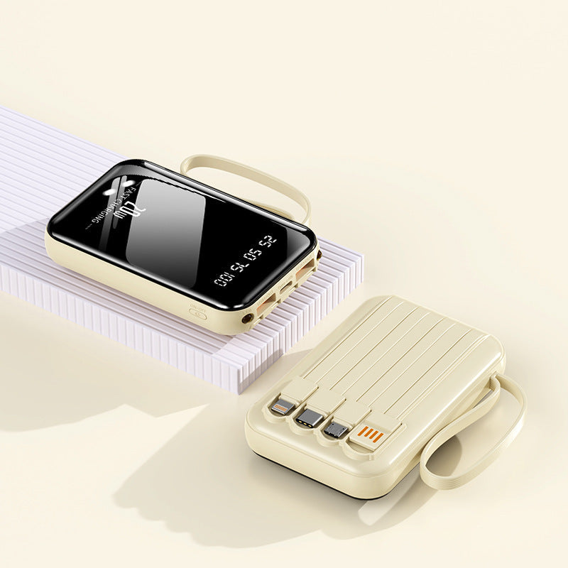Powerbank Compact cu Display Digital și Conexiuni Multiple 0