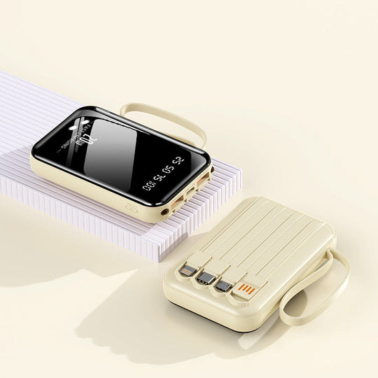 Powerbank Compact cu Display Digital și Conexiuni Multiple 0