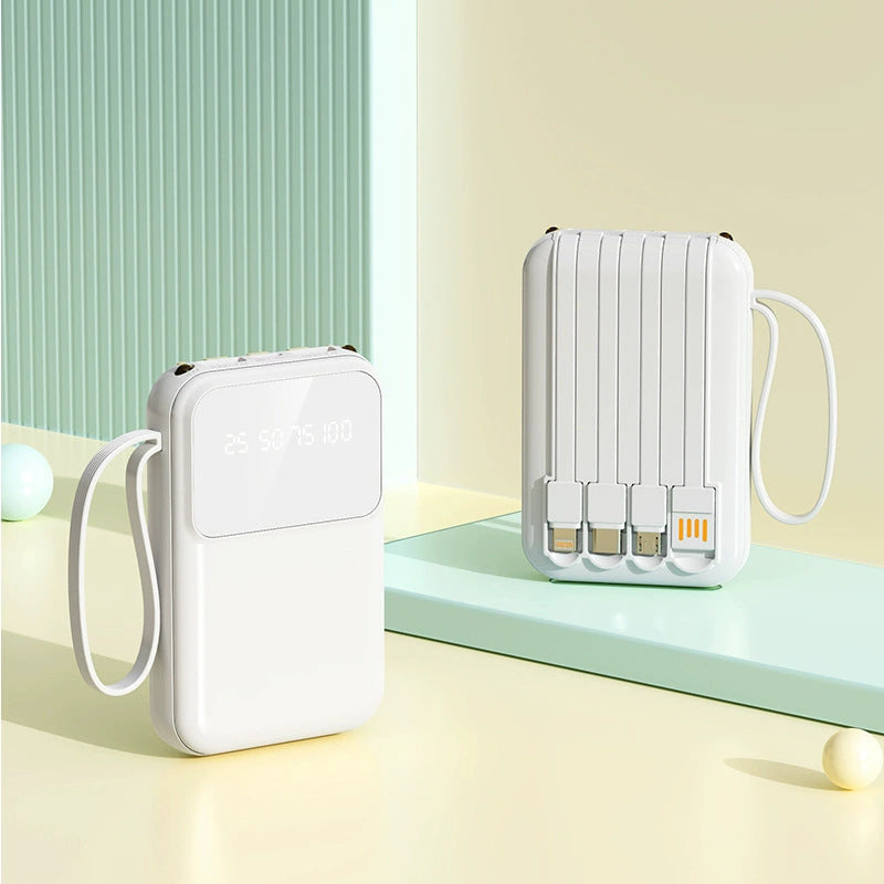 Powerbank Compact cu Display Digital și Conexiuni Multiple 2