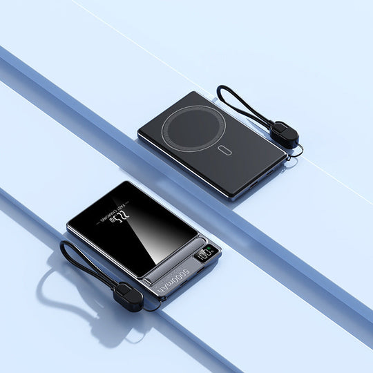 Powerbank Portabil Încărcare Wireless 50000 mAh cu Afișaj Digital 0