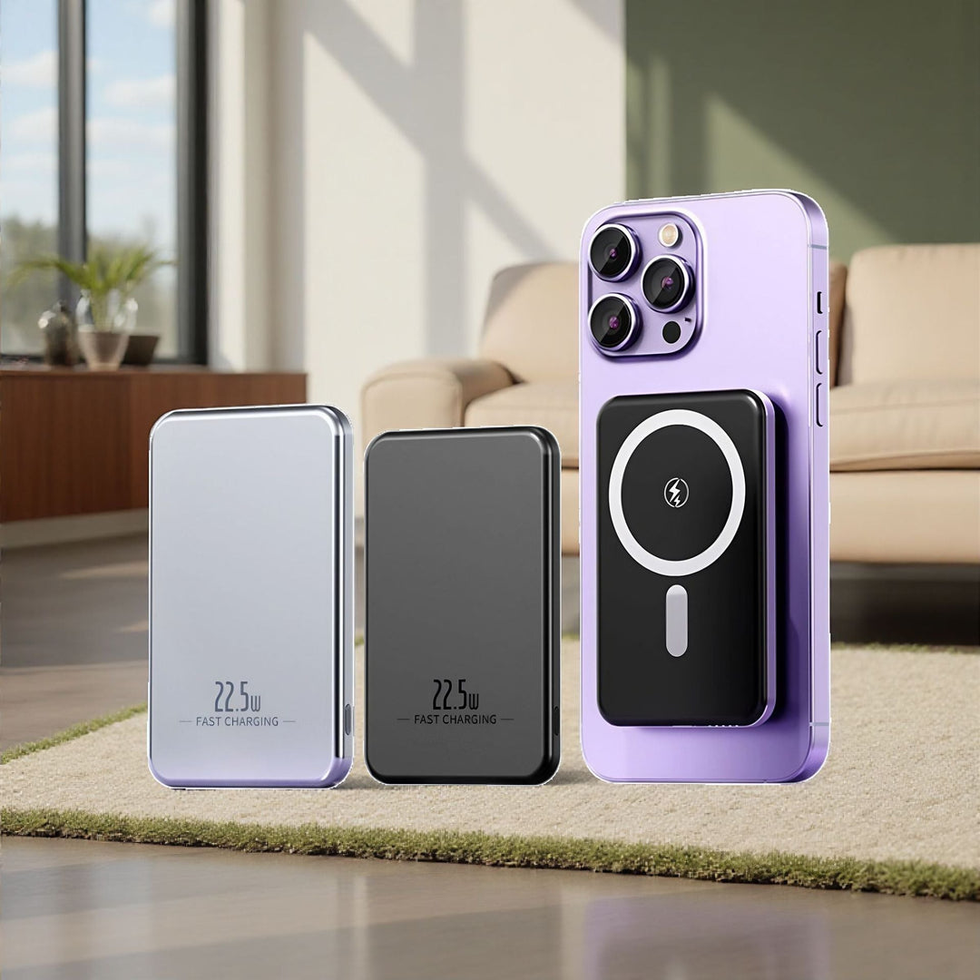 Powerbank Portabil Magnetic pentru Bărbați și Femei cu Capacitate Mare 1