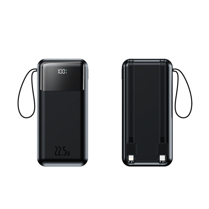 Powerbank Portabil cu Afișaj LED și Curea de Mână, Încărcare Rapidă 22,5 W 0