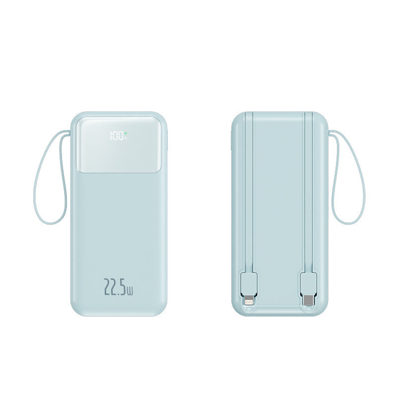 Powerbank Portabil cu Afișaj LED și Curea de Mână, Încărcare Rapidă 22,5 W 4