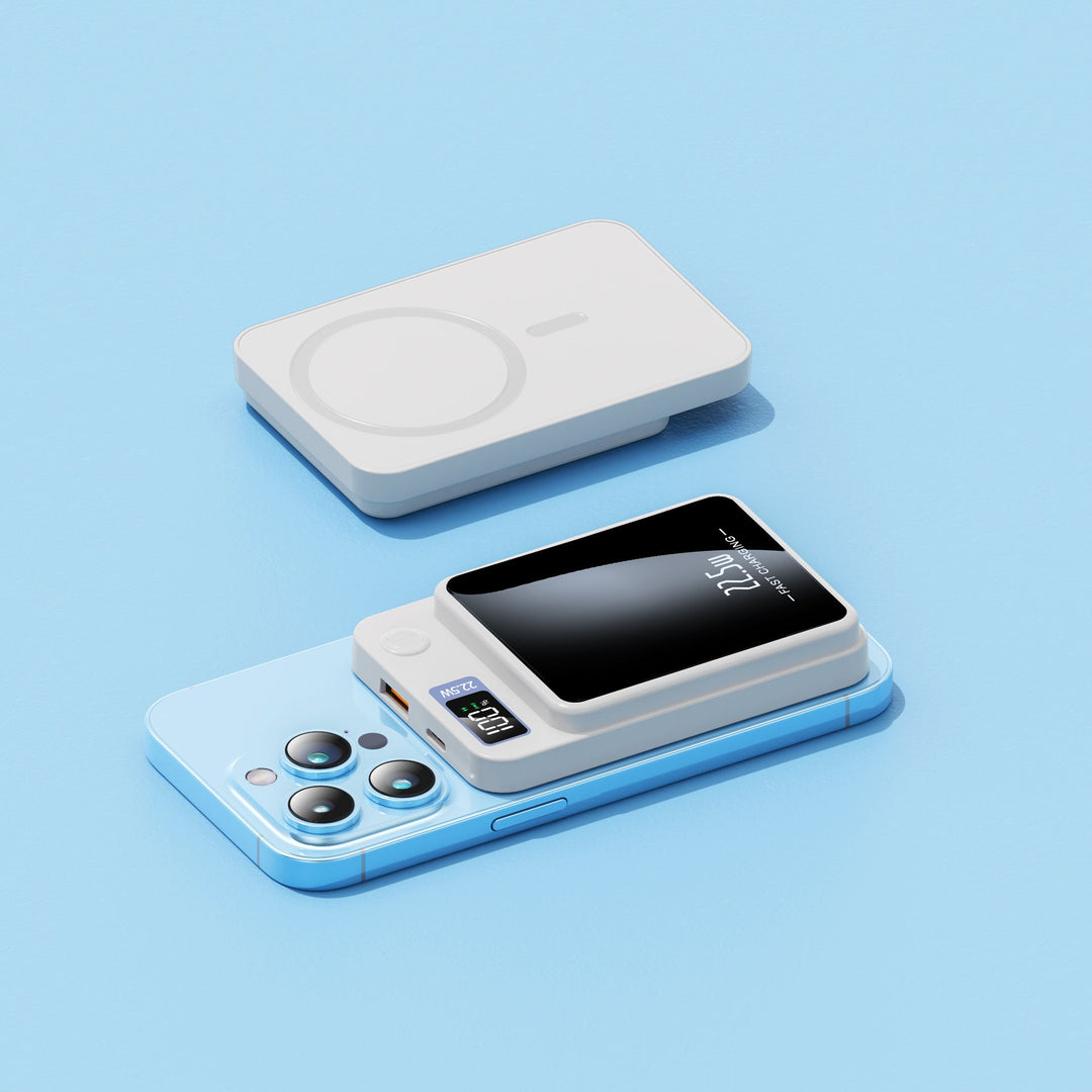 Powerbank Portabil cu Încărcare Rapidă și Funcție Wireless 4