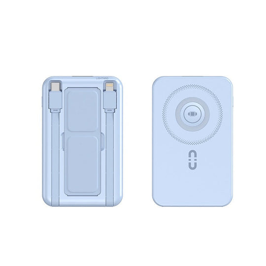 Powerbank Portabil cu Încărcare Wireless și Conexiune Magnetică 0