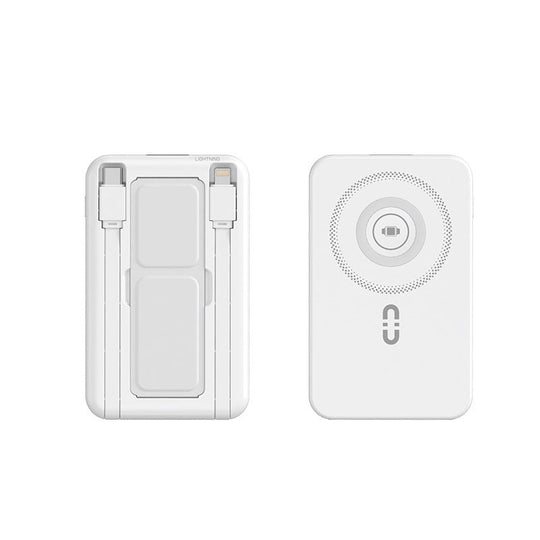Powerbank Portabil cu Încărcare Wireless și Conexiune Magnetică 2