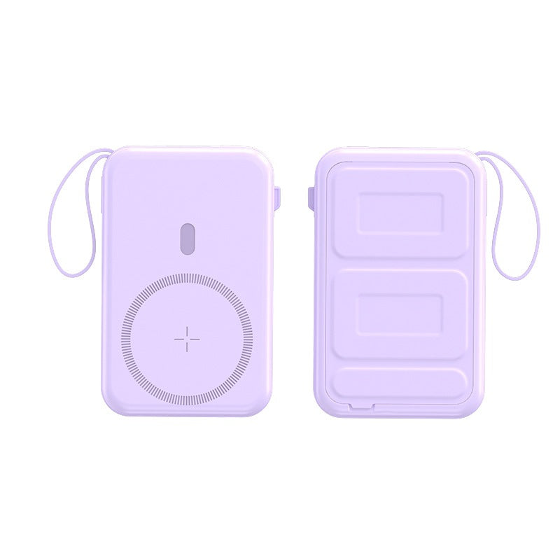 Powerbank Portabil cu Încărcare Wireless și Suport Integrat 4