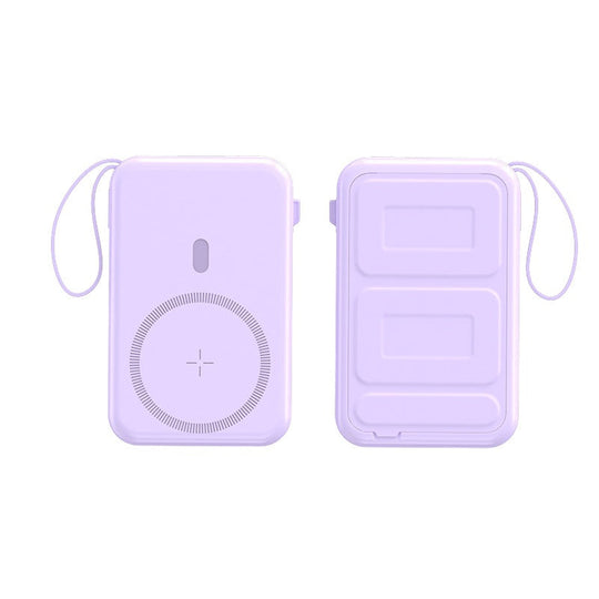 Powerbank Portabil cu Încărcare Wireless și Suport Integrat 4