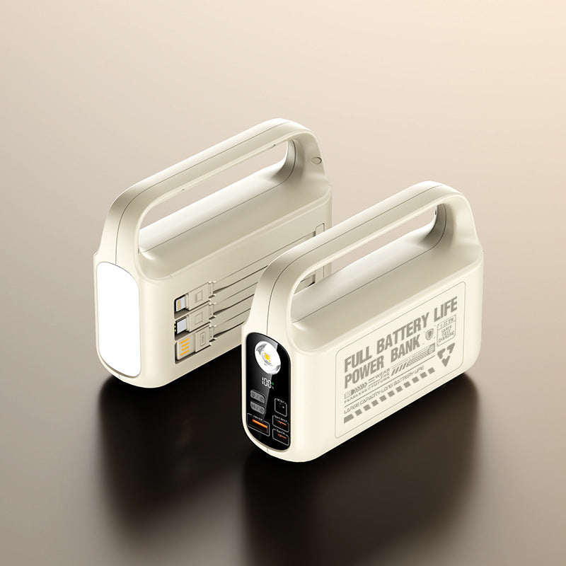 Powerbank Portabil cu Lumină LED și Încărcare Rapidă 0