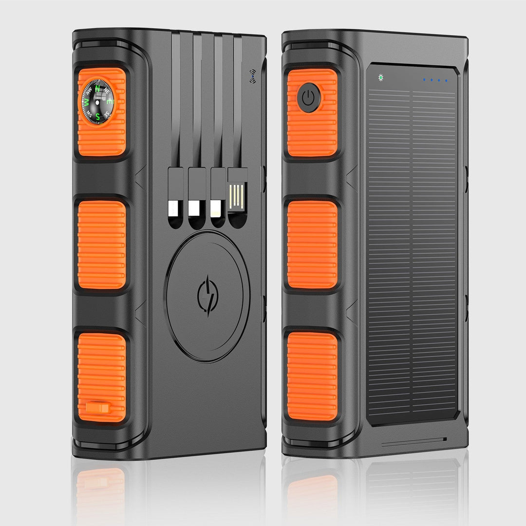 Powerbank Solar Multifuncțional cu Busolă Integrată și Încărcare Rapidă pentru Bărbați 3