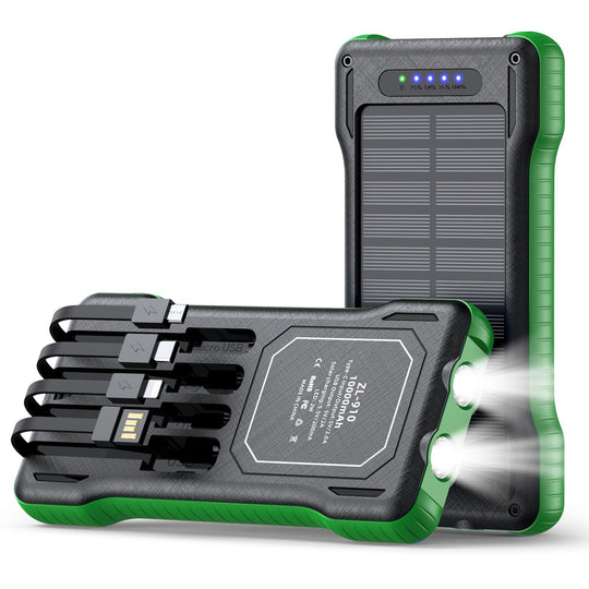 Powerbank Solar Portabil Multifuncțional pentru Bărbați și Femei cu Lanternă LED 0