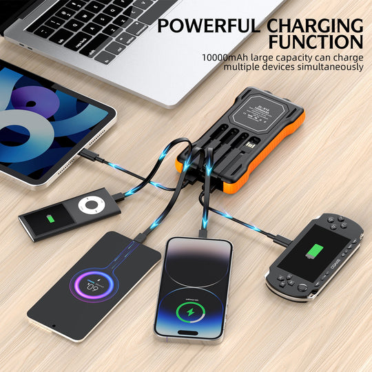 Powerbank Solar Portabil Multifuncțional pentru Bărbați și Femei cu Lanternă LED 3