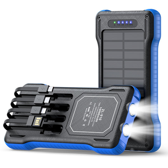 Powerbank Solar Portabil Multifuncțional pentru Bărbați și Femei cu Lanternă LED 6
