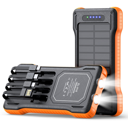 Powerbank Solar Portabil Multifuncțional pentru Bărbați și Femei cu Lanternă LED 8