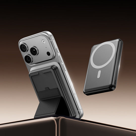 Powerbank portabil cu suport integrat și încărcare rapidă MagSafe pentru telefoane 5