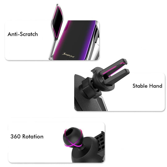 Premium - Suport Automat Pentru Telefon Cu Încărcare Wireless