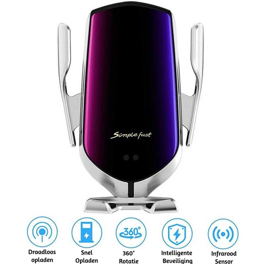 Premium - Suport Automat Pentru Telefon Cu Încărcare Wireless