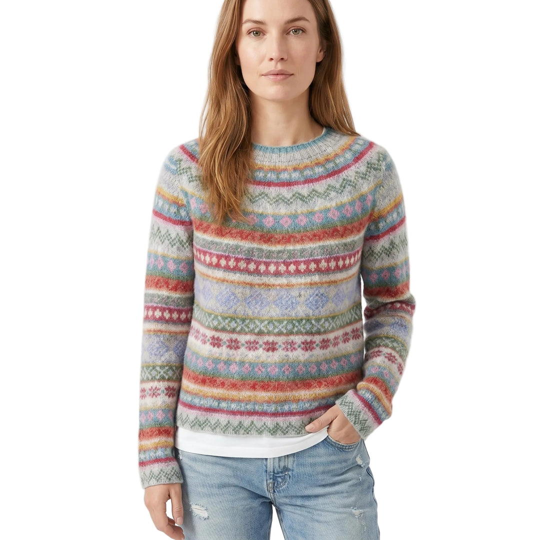 Pulover vintage pentru femei cu design retro 1