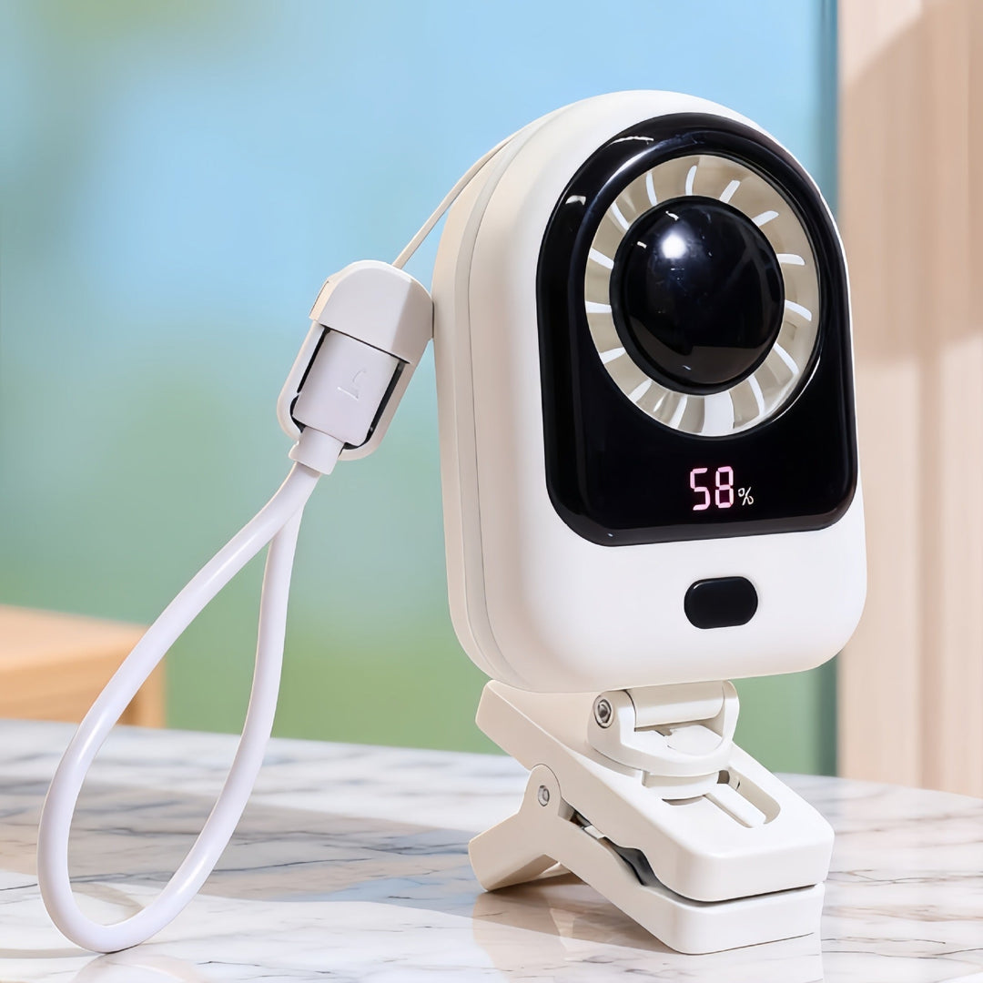 Răcitor de Aer Portabil Compact cu Afișaj Digital pentru Femei 7