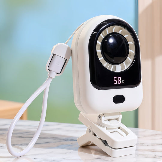 Răcitor de Aer Portabil Compact cu Afișaj Digital pentru Femei 7