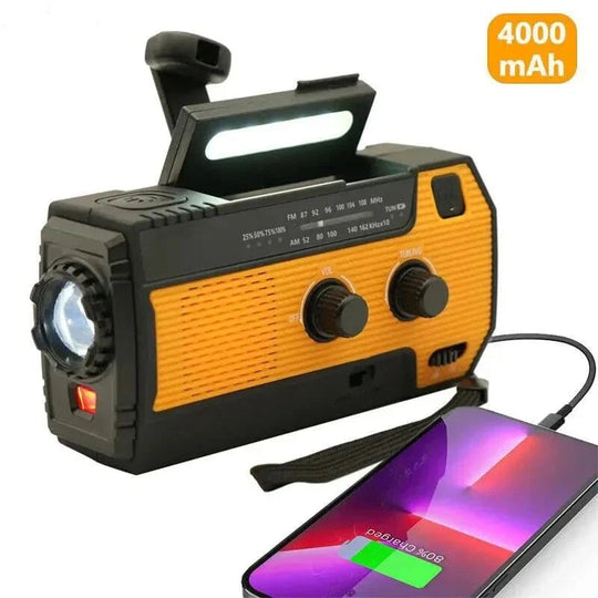 Radio de Urgență Solar pentru Camping cu Lanternă LED 14