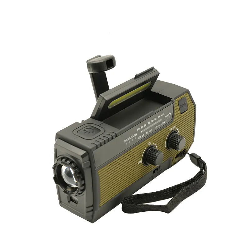 Radio de Urgență Solar pentru Camping cu Lanternă LED 3