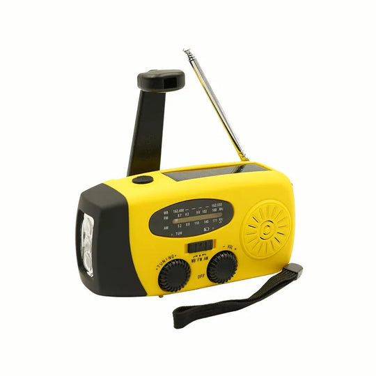 Radio de Urgență Solar pentru Camping cu Lanternă LED 7