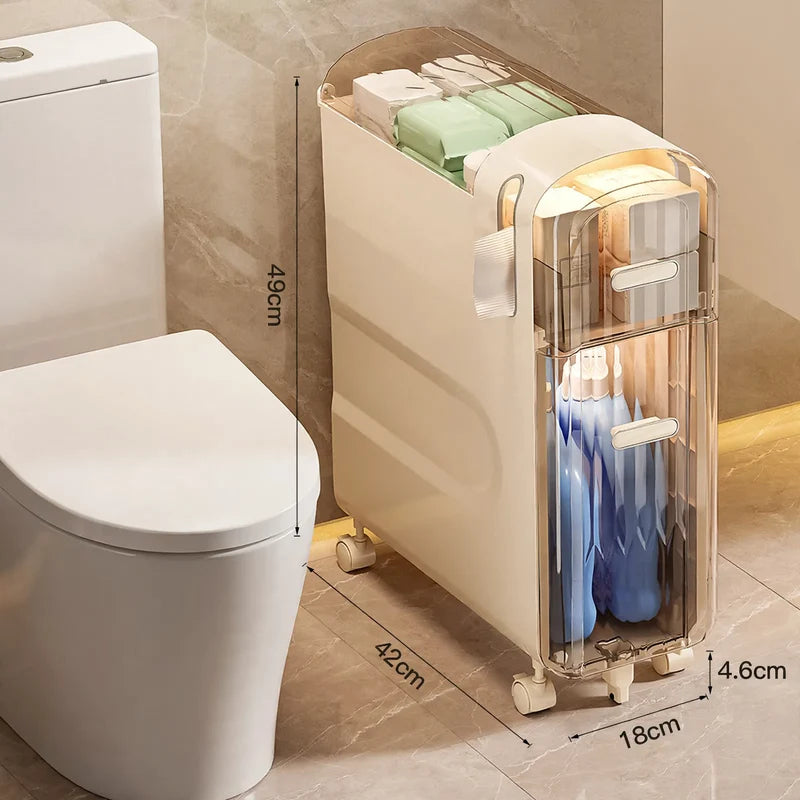 Raft de baie cu 2 niveluri pentru nișe, design practic 5