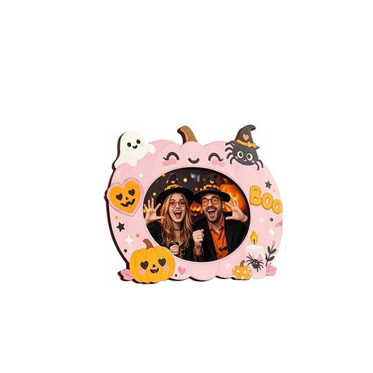Ramă Foto Decorativă Halloween cu Design Dovleac Tematic 2