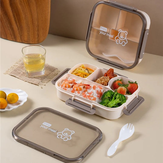 Recipient Compartimentat pentru Depozitarea Alimentelor cu Design Practic 4