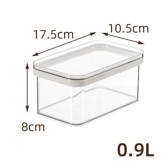 Recipient De Depozitare Triplu Modular Cu Compartimente Detașabile Pentru Bucătărie 7