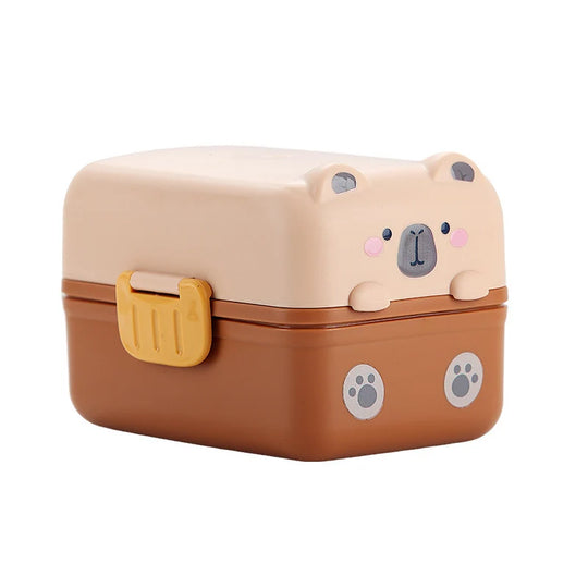 Recipient de prânz Bento cu design animal pentru copii și adulți 3