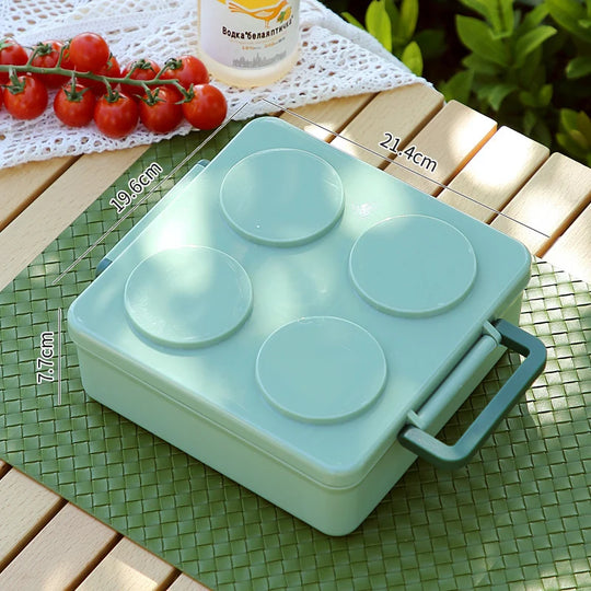Recipient pentru depozitarea alimentelor cu design inspirat LEGO pentru copii și adulți 0