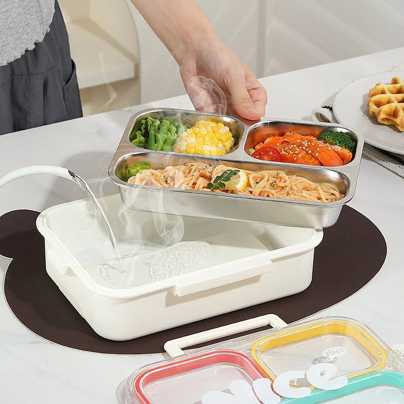 Recipient pentru depozitarea alimentelor cu trei compartimente pentru femei 1
