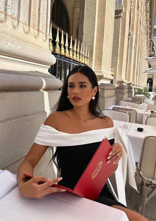 Robe Élégante Femme à Une Épaule en Tissu Bandage 7