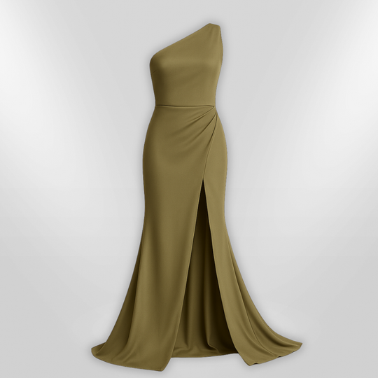 Robe Femme Asymétrique Élégante en Tissu Léger pour Soirée 2
