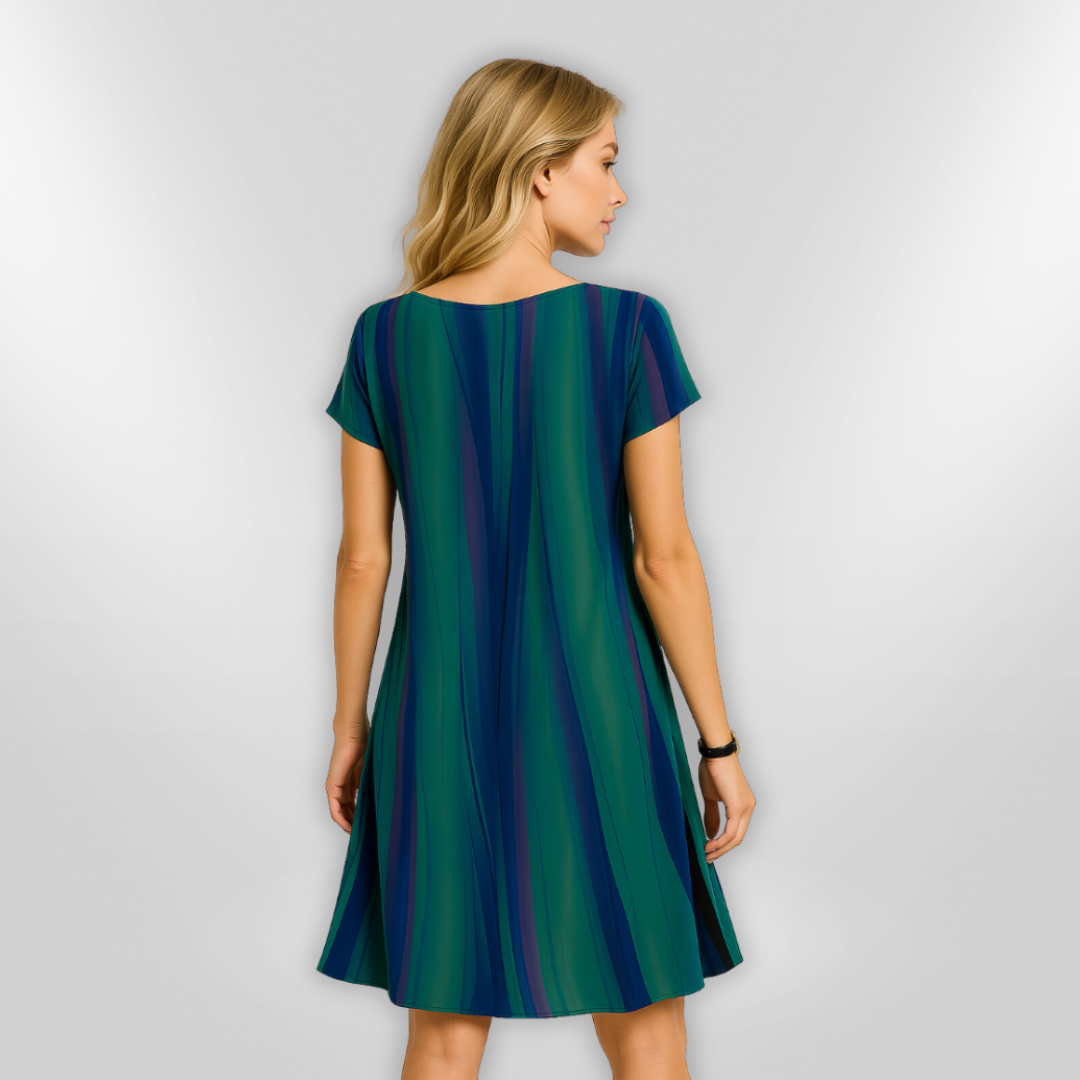 Robe Longue Femme Fluide Élégante en Tissu Léger 1