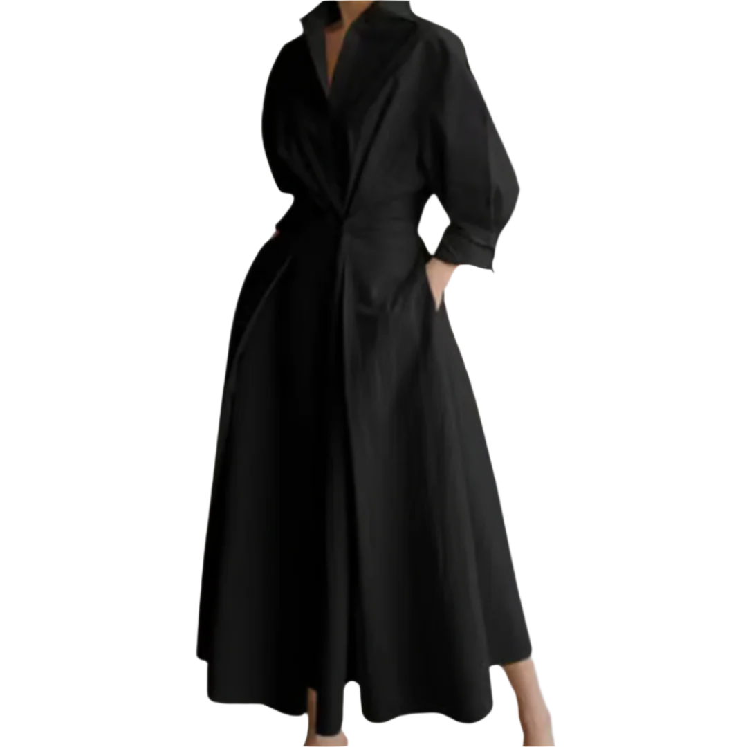 Robe Maxi Femme Élégante en Tissu Doux 0