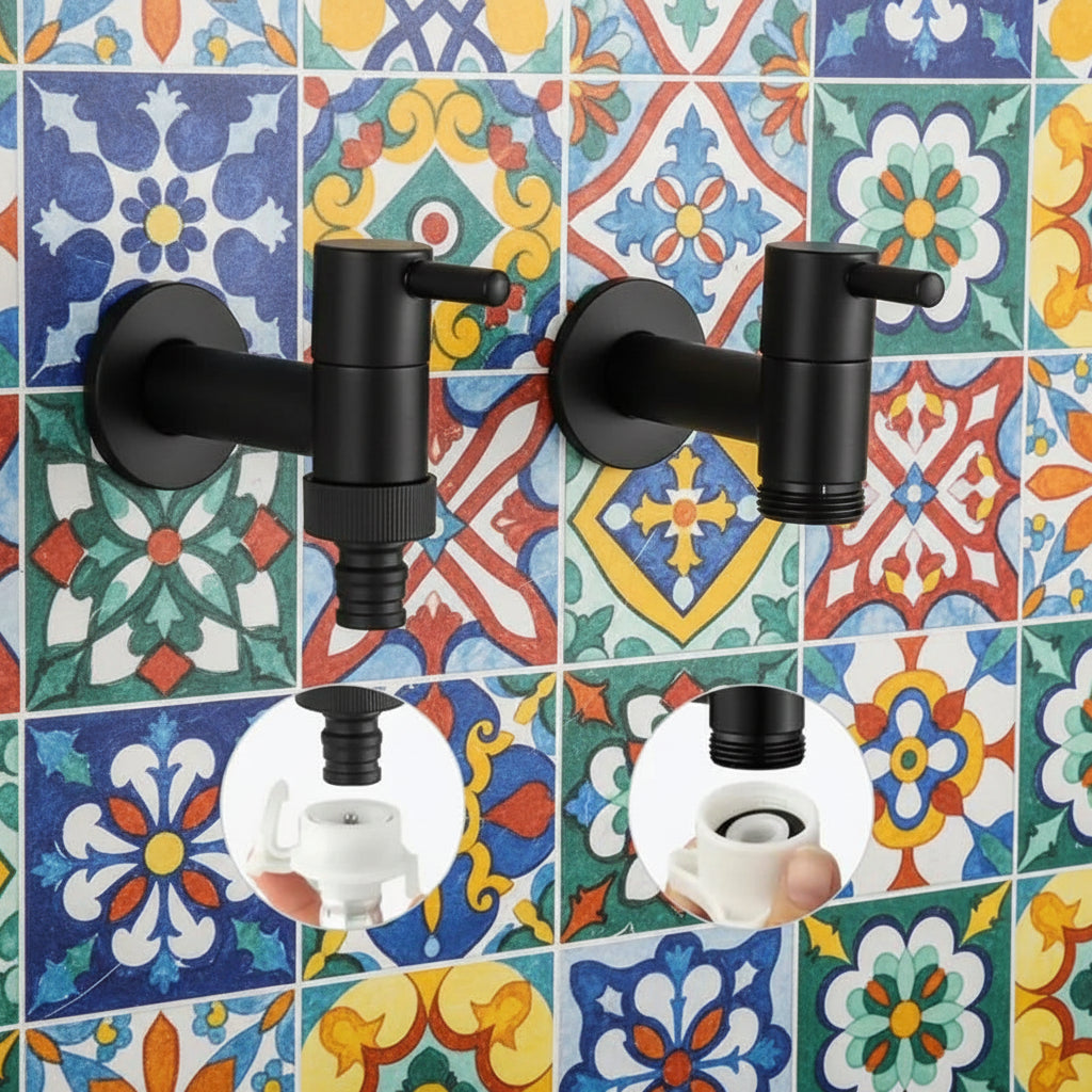Robinet de apă montat pe perete AquaMount pentru interior și exterior 5