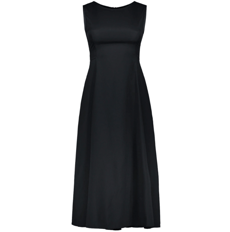 Rochie Bandaj Neagră Fără Mâneci