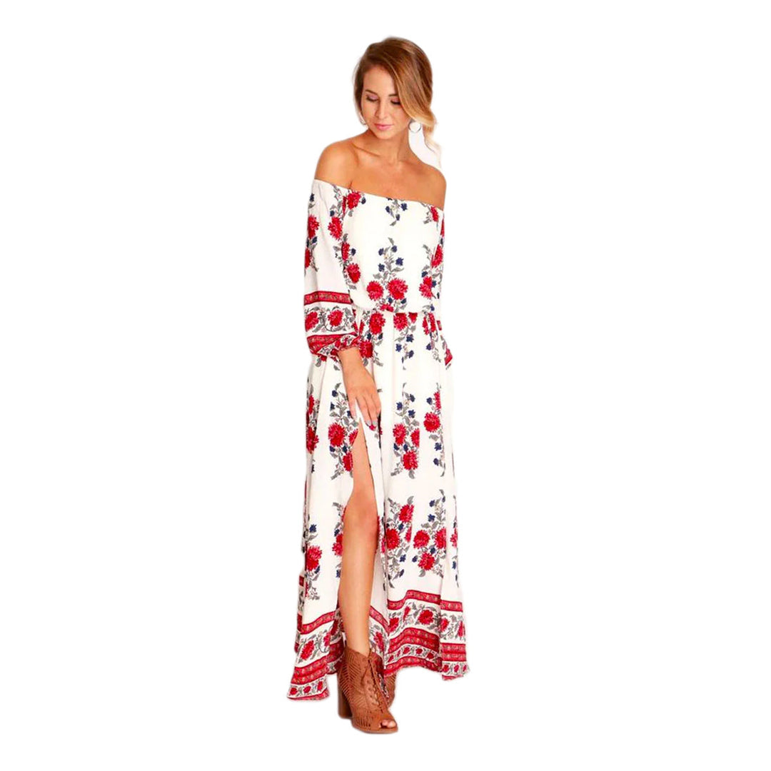 Rochie Maxi Cu Flori