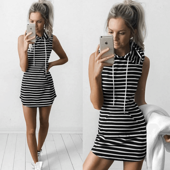 Rochie Mini Casual Fără Mâneci