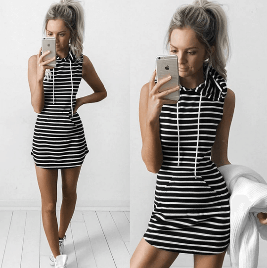Rochie Mini Casual Fără Mâneci