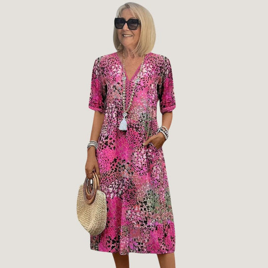 Rochie de vară boemă pentru femei, design casual ușor 2