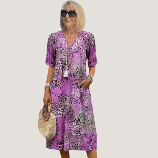 Rochie de vară boemă pentru femei, design casual ușor 4