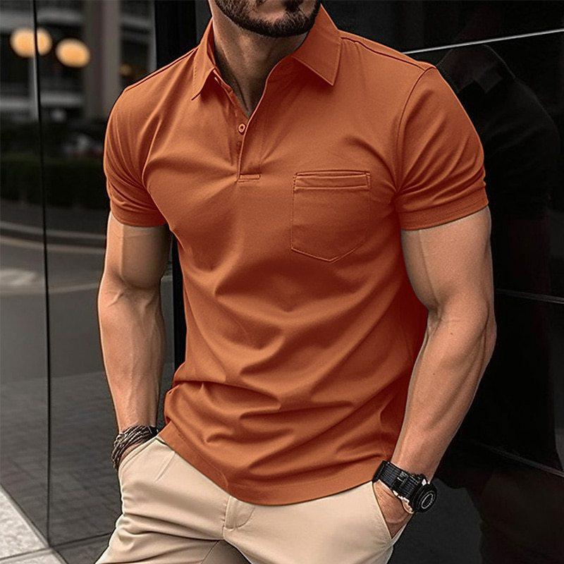 Variant image for Herre Polo Shirt Elegant Åndbar 100% Bomuld-17